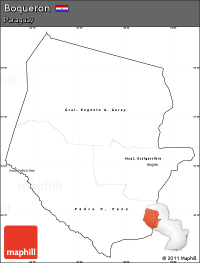 Blank Simple Map of Boqueron, cropped outside
