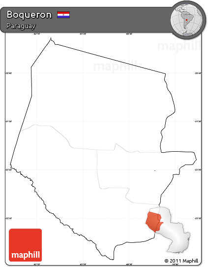 Blank Simple Map of Boqueron, cropped outside, no labels