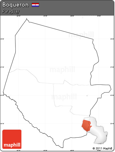 Blank Simple Map of Boqueron, cropped outside, no labels