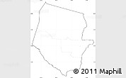 Blank Simple Map of Boqueron, cropped outside, no labels