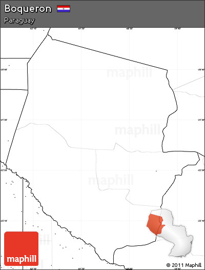 Blank Simple Map of Boqueron, no labels