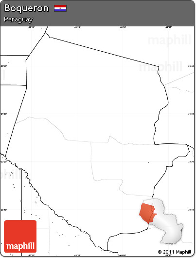 Blank Simple Map of Boqueron, no labels