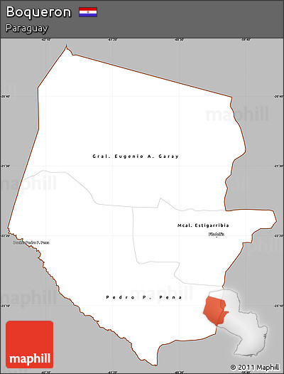 Gray Simple Map of Boqueron, cropped outside