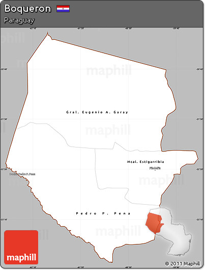 Gray Simple Map of Boqueron, cropped outside