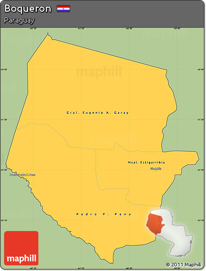 Savanna Style Simple Map of Boqueron, cropped outside