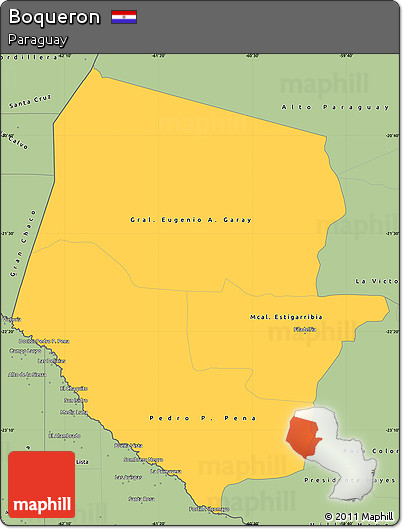 Savanna Style Simple Map of Boqueron