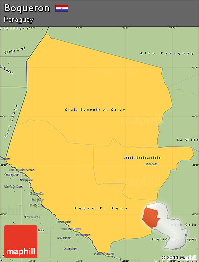 Savanna Style Simple Map of Boqueron