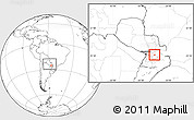 Blank Location Map of R.I. 3 Corrales, within the entire country