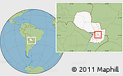 Savanna Style Location Map of R.I. 3 Corrales, highlighted country, within the entire country