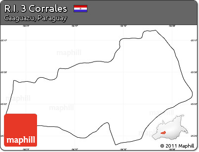 Blank Simple Map of R.I. 3 Corrales, cropped outside