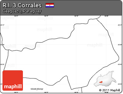 Blank Simple Map of R.I. 3 Corrales