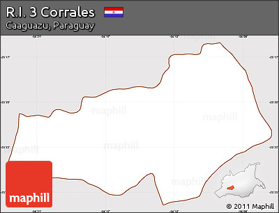 Classic Style Simple Map of R.I. 3 Corrales, cropped outside