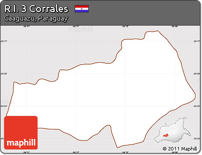 Classic Style Simple Map of R.I. 3 Corrales, cropped outside