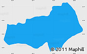 Political Simple Map of R.I. 3 Corrales, single color outside