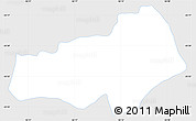 Silver Style Simple Map of R.I. 3 Corrales, single color outside