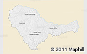 Classic Style 3D Map of Curuguaty, single color outside