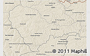 Shaded Relief 3D Map of Curuguaty
