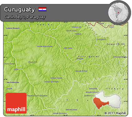 Physical Map of Curuguaty
