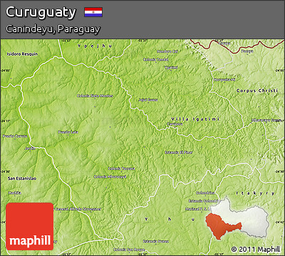 Physical Map of Curuguaty