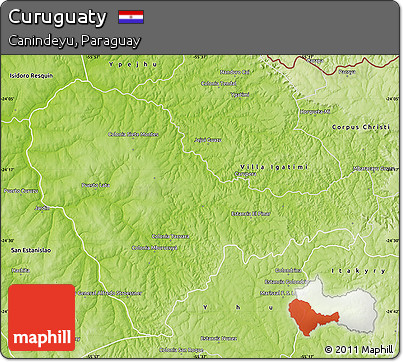 Physical Map of Curuguaty