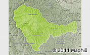Physical Map of Curuguaty, semi-desaturated