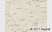 Shaded Relief Map of Curuguaty