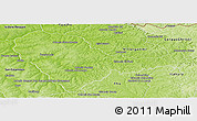 Physical Panoramic Map of Curuguaty