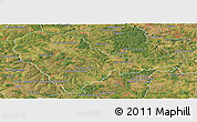 Satellite Panoramic Map of Curuguaty