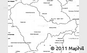 Blank Simple Map of Curuguaty