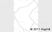Blank Simple Map of Aregua, no labels