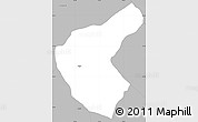 Gray Simple Map of Aregua