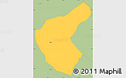 Savanna Style Simple Map of Aregua