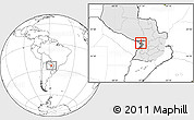 Blank Location Map of Asuncion (Is.), highlighted country, highlighted parent region