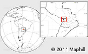 Blank Location Map of Asuncion (Is.), highlighted parent region