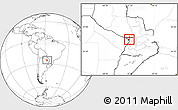 Blank Location Map of Asuncion (Is.)