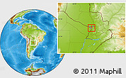 Physical Location Map of Asuncion (Is.)