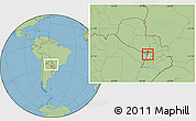 Savanna Style Location Map of Asuncion (Is.), highlighted parent region, within the entire country