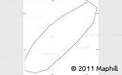 Blank Simple Map of Asuncion (Is.), cropped outside
