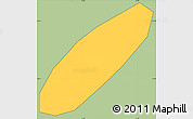 Savanna Style Simple Map of Asuncion (Is.), cropped outside