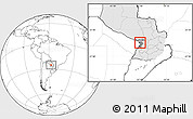 Blank Location Map of Asuncion, highlighted country, highlighted parent region