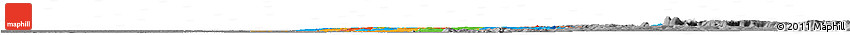 Political Horizon Map of Central, desaturated