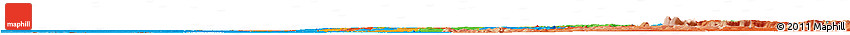 Political Horizon Map of Central, political shades outside