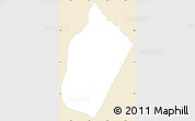 Classic Style Simple Map of Lambare, single color outside
