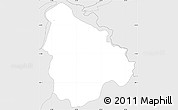 Silver Style Simple Map of Limpio