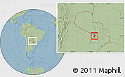 Savanna Style Location Map of Central, within the entire country, hill shading