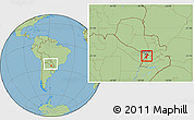Savanna Style Location Map of Central, within the entire country