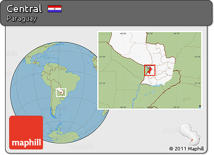 Savanna Style Location Map of Central, highlighted country