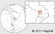 Blank Location Map of M. Roque Alonso
