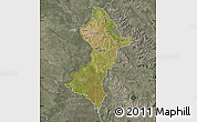 Satellite Map of Central, semi-desaturated