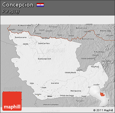 Gray 3D Map of Concepcion